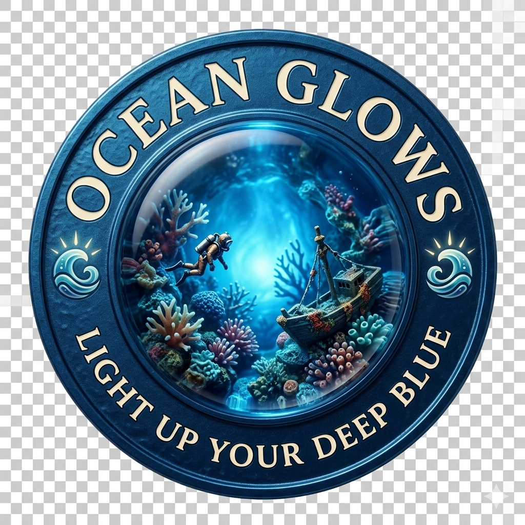 LAMPARA OCEANICA DE RESINA